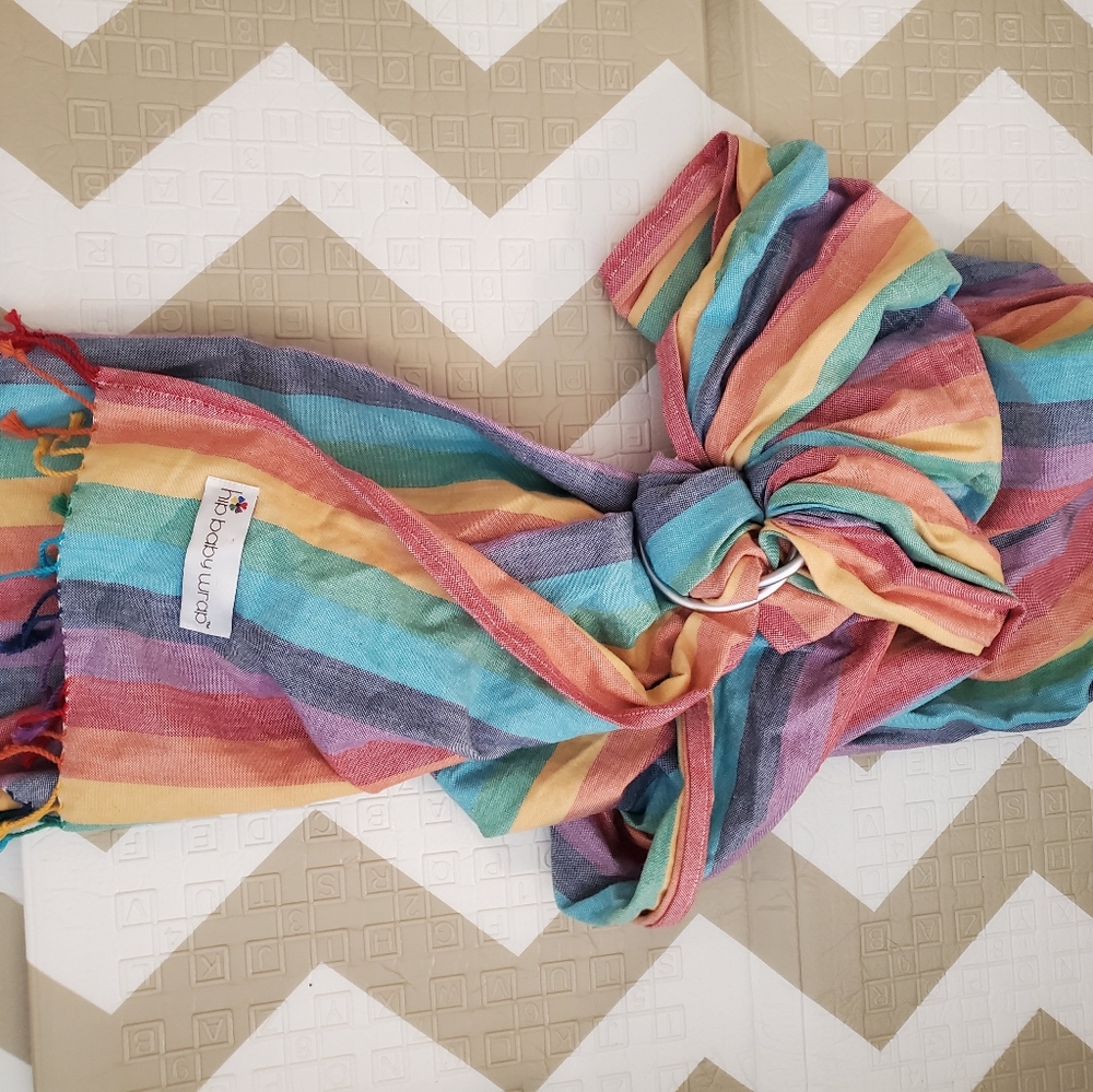 Hip Baby Wrap rainbow ring sling